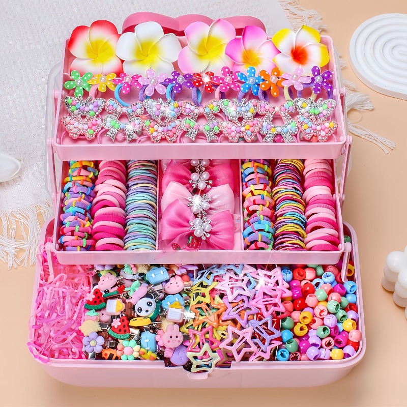Travel Accessories For 4 Year Old - Набор из 546 эластичных аксессуаров для