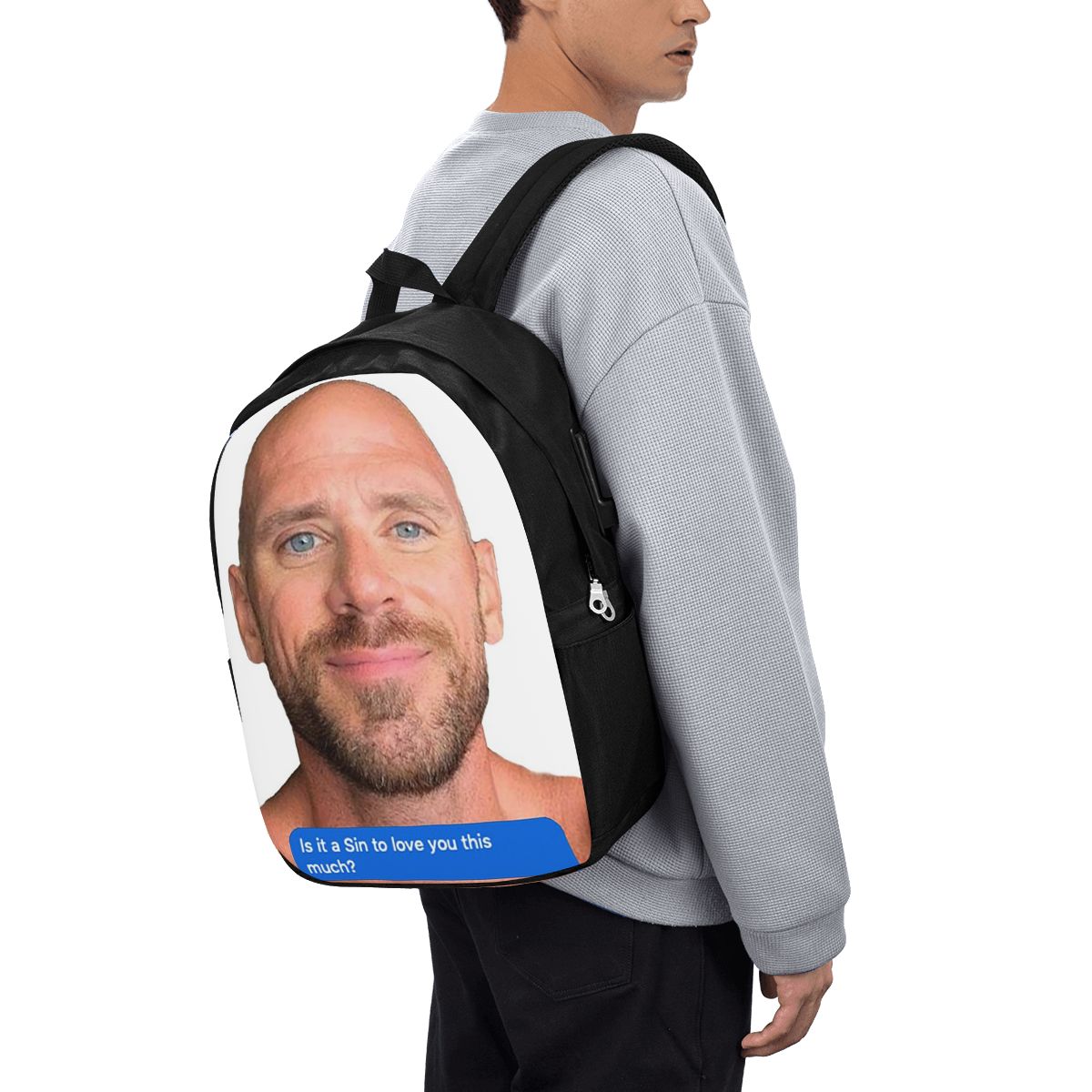 Travel Packing Accessories - Рюкзак Johnny Sins Flirty Text Bubble,