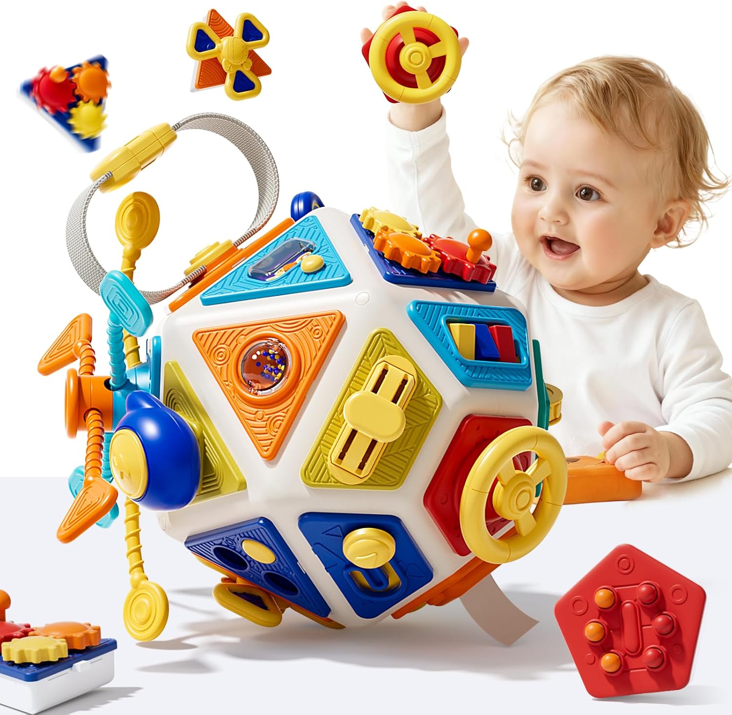 Travel Accessories With Baby - Детский развивающий кубик-игрушка, сенсорные игрушки Монтессори,