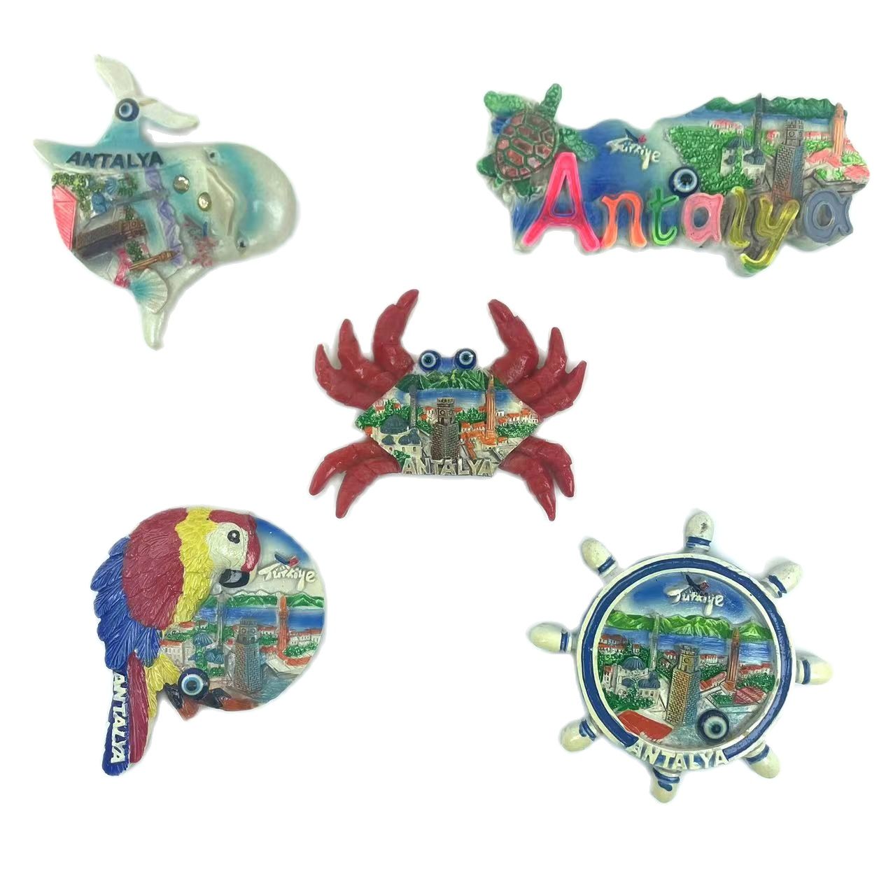 Travel Accessories For 3 Year Old - Магнит на холодильник Antalya, индейка, сувенир,