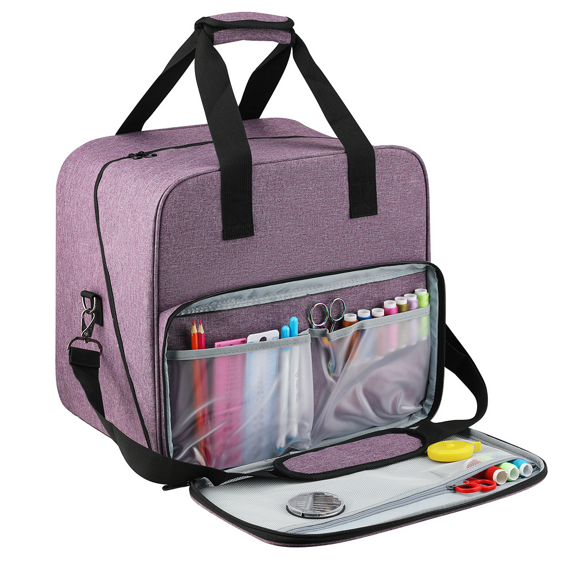 Travel Accessories Bag For Women - Большая сумка для швейной машины серого