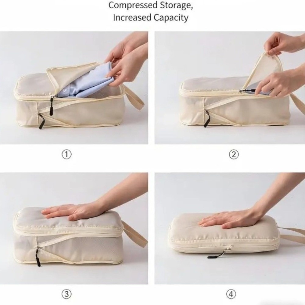 Travel Packing Cube - Набор из 3-х компрессионных сумок для