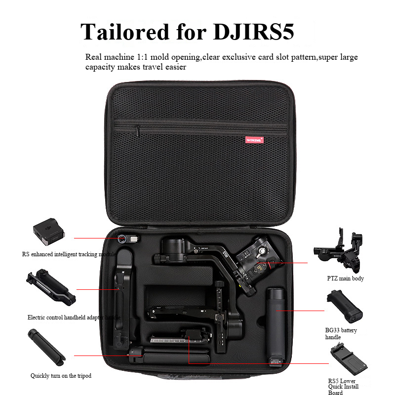 Сумка-чехол для DJI RS 5, прот – обзор и цена Travel Packing Cube