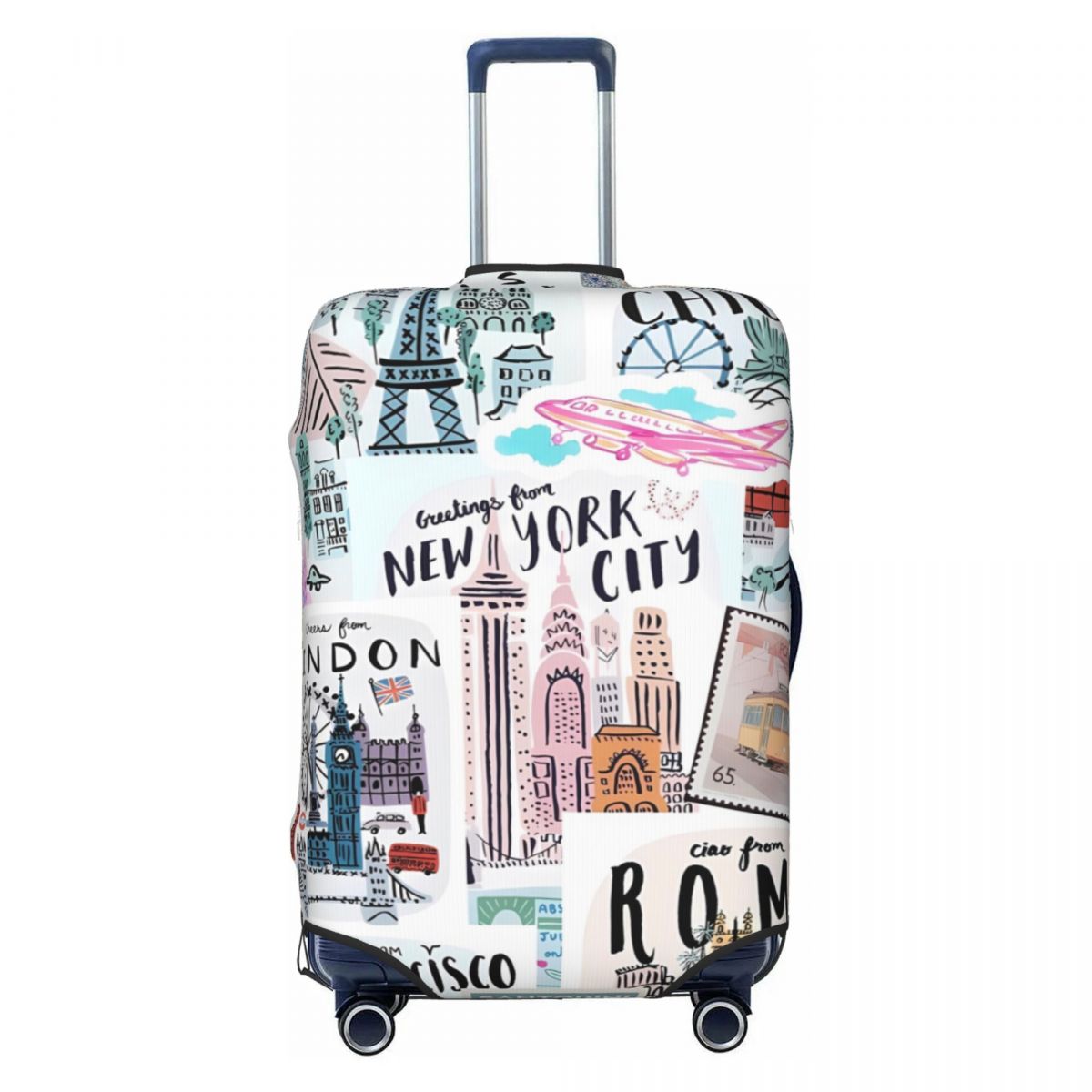 Чехол для чемодана с принтом д – обзор и цена Travel Accessories New York